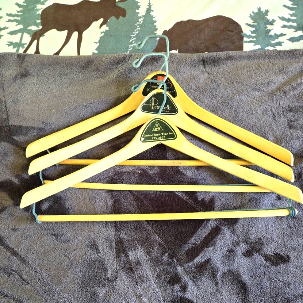 Vintage suit style hangers
